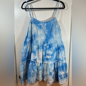 Custom Ice Dyed Sundress (L)